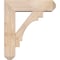 Ekena Millwork Merced Craftsman Smooth Bracket w/ Offset Brace, Douglas Fir, 7 1/2"W x 26"D x 30"H BKT0806X26X30MRC04SDF - alternate 2